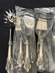 Wallace Sterling Silver 1941 Grand Baroque Flatware in Original Bags
