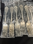 Wallace Sterling Silver 1941 Grand Baroque Flatware in Original Bags