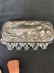 Sterling Silver Handled Dresser Makeup Brushes