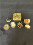(7) Estee Lauder Solid Perfume Enamel Cases