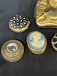 (7) Estee Lauder Solid Perfume Enamel Cases