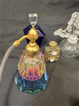 (7) Group of Crystal Perfumes: Lalique Clairefontaine, Guerlain Paris, Others