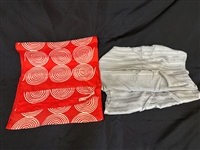 (2) Givenchy Ladies Silk Scarves
