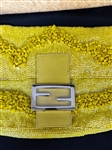 Fendi Baguette Sequia Yellow Hand Bag