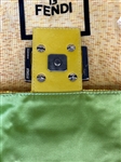 Fendi Baguette Sequia Yellow Hand Bag