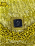 Fendi Baguette Sequia Yellow Hand Bag
