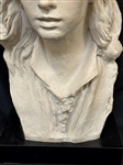 Austin Productions 1979 Sculpture Young Girl With Roses on Her Hat
