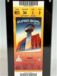 Full Super Bowl XLVI 2012 Indianapolis Ticket in Holder