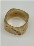 14k Yellow Gold Square Band