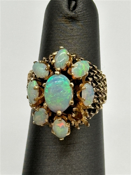 14k Yellow Gold and Opal Ring