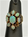 14k Yellow Gold and Opal Ring