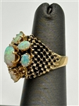 14k Yellow Gold and Opal Ring
