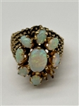 14k Yellow Gold and Opal Ring