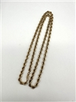 14k Yellow Gold Rope Necklace