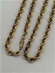 14k Yellow Gold Rope Necklace