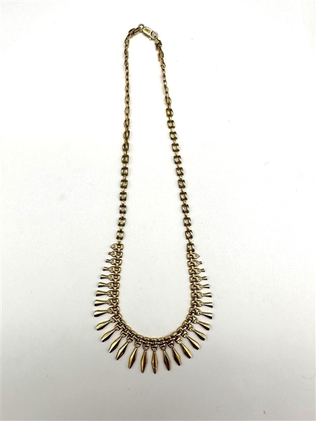 14k Yellow Gold Cleopatra Necklace