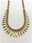 14k Yellow Gold Cleopatra Necklace