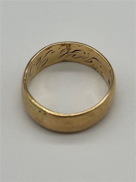 14k Yellow Gold Solid Band