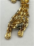 Articulated Panther Rhinestone Enamel Bracelet