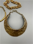 (3) Biche De Bere Paris Chunky Bibb Necklaces