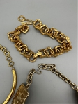 (3) Biche De Bere Paris Chunky Bibb Necklaces