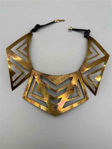 Carol Dauplaise Costume Bib Necklace