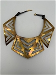 Carol Dauplaise Costume Bib Necklace