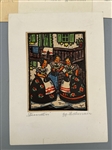 (6) George Seldmair Woodblocks