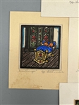(6) George Seldmair Woodblocks