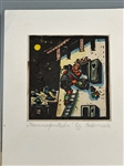 (6) George Seldmair Woodblocks