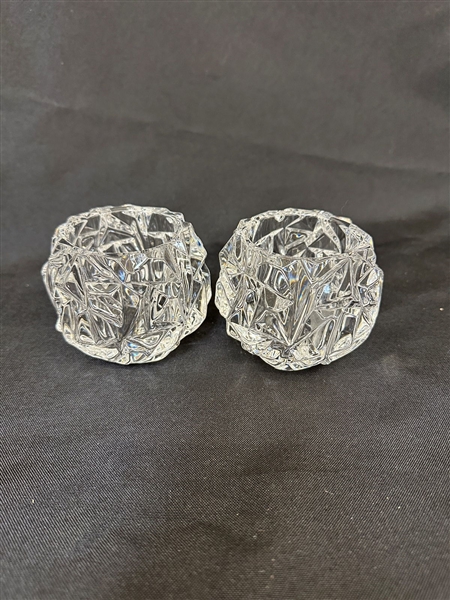 Tiffany and Co. Votive Crystal Candle Sticks