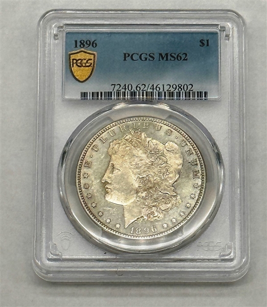 1896-P Morgan Silver Dollar PCGS MS 62
