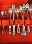 Holmes and Edwards Silver Plate Lovely Lady Flatware Set