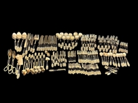 153 Pieces Brass Thailand Siam Flatware Set