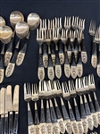 153 Pieces Brass Thailand Siam Flatware Set