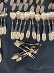 153 Pieces Brass Thailand Siam Flatware Set