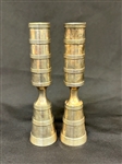 Dansk Denmark Jens H. Quistgaard Silver Plate Candlesticks