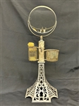 1920s Victorian Design Eiffel Tower Shaving Mirror Stand