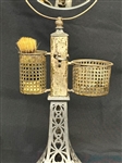 1920's Victorian Design Eiffel Tower Shaving Mirror Stand
