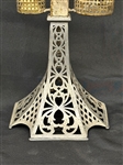 1920's Victorian Design Eiffel Tower Shaving Mirror Stand