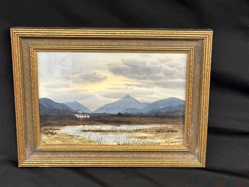 William F. Cooper (Irish 1923-1935) Watercolor Painting