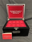 The Complete Collection of Morgan and Peace Dollars EMPTY Display Case