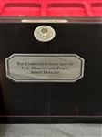 The Complete Collection of Morgan and Peace Dollars EMPTY Display Case