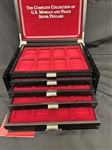 The Complete Collection of Morgan and Peace Dollars EMPTY Display Case