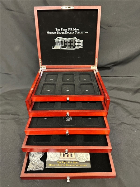 1st US Mint Morgan Silver Dollar Collection EMPTY Case