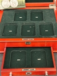 The Complete Set of San Francisco Mint Peace Silver Dollars EMPTY Case
