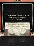 The Choice Uncirculated Peace Silver Dollar Collection EMPTY Case