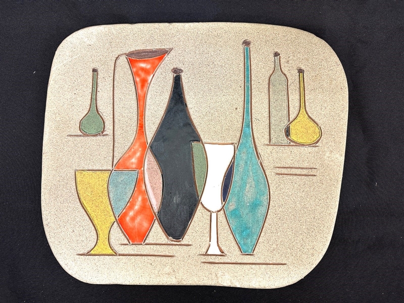 Bitossi Raymor Mid Century Modern Plaque