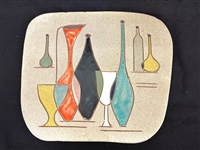 Bitossi Raymor Mid Century Modern Plaque