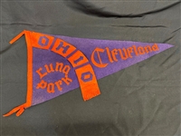 1920 Luna Park Cleveland Full Size Pennant
